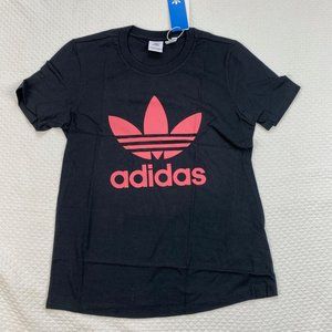 NWT Adidas Originals Trefoil T Shirt Top Women's Medium Cotton Logo